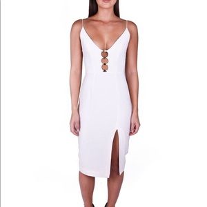 Zimmerman crepe link midi dress